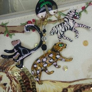 Lunch at the ritz 14k post earings